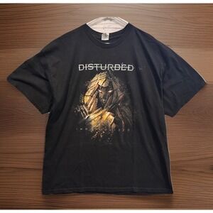 Disturbed Mens Immortalized 2016 Concert World Tour Graphic Shirt Sz XL Band Tee